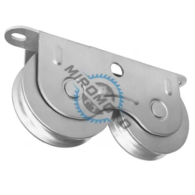 Rola dubla pentru poarta culisanta, metal, diametru 60 mm Rola dubla pentru poarta culisanta, metal, diametru 60 mm