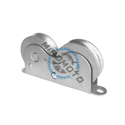 Rola dubla pentru poarta culisanta, metal, diametru 60 mm Rola dubla pentru poarta culisanta, metal, diametru 60 mm