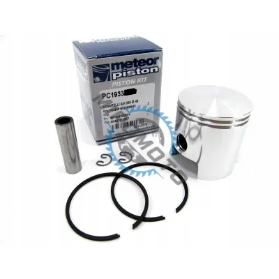 Kit piston scuter Minarelli AM6 Aprilia RS 50 RX SX Pegaso Tuono Classic 2T, 49 mm, racire apa - METEOR PC1933 Kit piston scuter Minarelli AM6 Aprilia RS 50 RX SX Pegaso Tuono Classic 2T, 49 mm, racire apa - METEOR PC1933