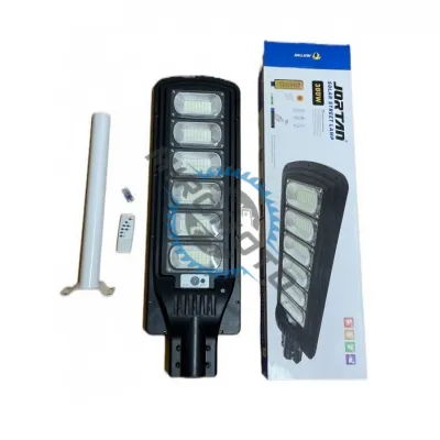 Lampa solara stradala cu panou solar si telecomanda, 300 W, Jortan A73-JR2411-16, suport metalic, rezistent la apa Lampa solara stradala cu panou solar si telecomanda, 300 W, Jortan A73-JR2411-16, suport metalic, rezistent la apa