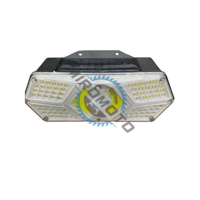 Lampa solara de perete cu senzor de miscare, 88led+44 cob, 20W, 600lm