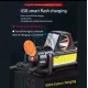 Lanterna de cap reincarcabila, LED + COB, 2 moduri de iluminare, 200lm Lanterna de cap reincarcabila, LED + COB, 2 moduri de iluminare, 200lm