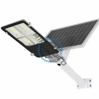 Lampa solara stradala cu panou solar si telecomanda, 300 W, Jortan JT-A73JR-2411-13, suport metalic, rezistent la apa Lampa solara stradala cu panou solar si telecomanda, 300 W, Jortan JT-A73JR-2411-13, suport metalic, rezistent la apa