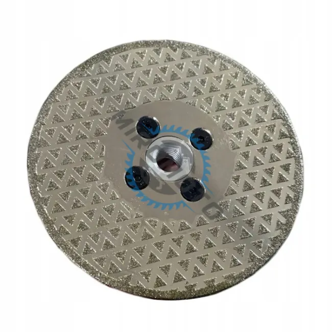 Disc diamantat pentru taiere si slefuire marmura, gresie, piatra, diametru 125mm, filet M14