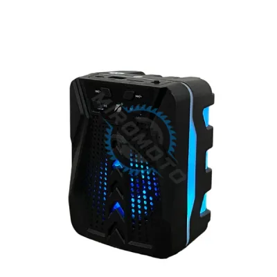 Boxa Portabila, 5W, Bluetooth V5.0, Usb, TF Card, FM, 500mAh, RGB led, negru Boxa Portabila, 5W, Bluetooth V5.0, Usb, TF Card, FM, 500mAh, RGB led, negru