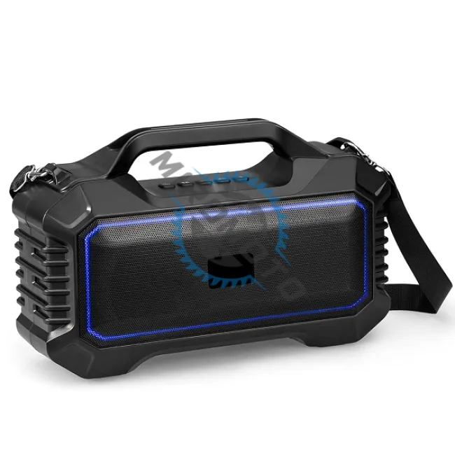 Boxa Portabila, 10W, Bluetooth V5.1, Usb, TF Card, FM, 1200mAh, RGB led, lanterna, negru