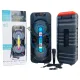 Boxa Portabila, 20W, Bluetooth V5.1, Usb, TF Card, FM, 1200mah, microfon, HD Sound, negru