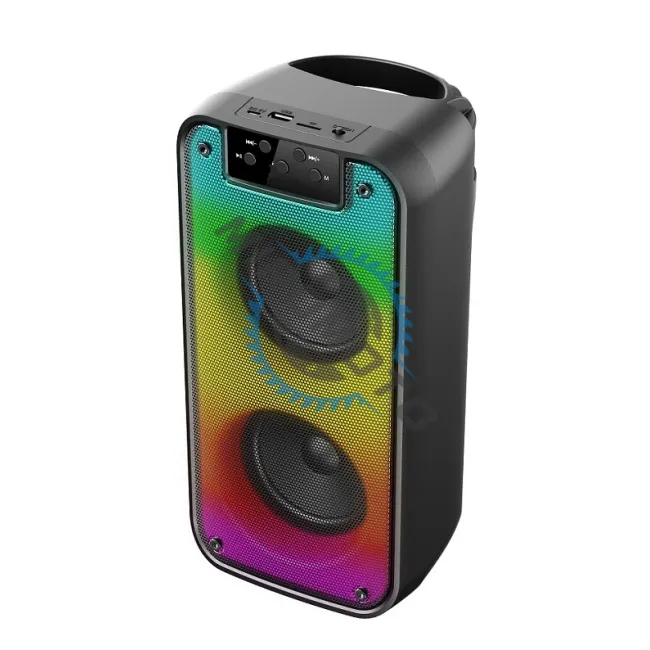 Boxa Portabila, 10W, Bluetooth V5.0+EDR, Usb, TF Card, FM, RGB, 1200mah, negru