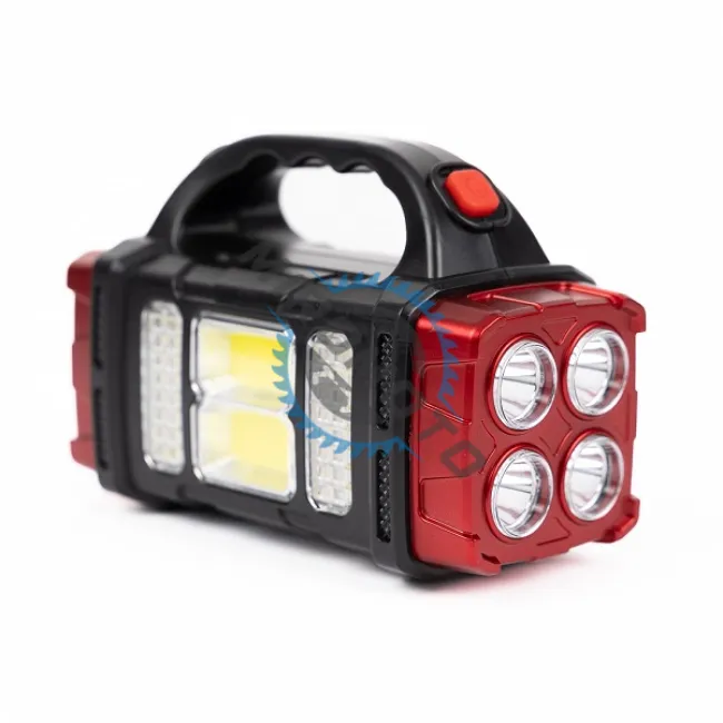 Lanterna reincarcabila, LED+COB, panou solar, 4 moduri iluminare, 25W, 1500mah, IP44