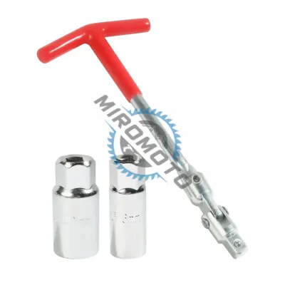 Cheie auto pentru bujii, articulata, 2 capete hexagonale, 16/21 mm Cheie auto pentru bujii, articulata, 2 capete hexagonale, 16/21 mm
