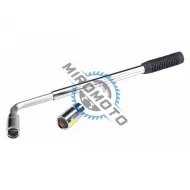 Cheie telescopica tip L pentru roti, 2 tubulare 17x19 mm / 21x23 mm