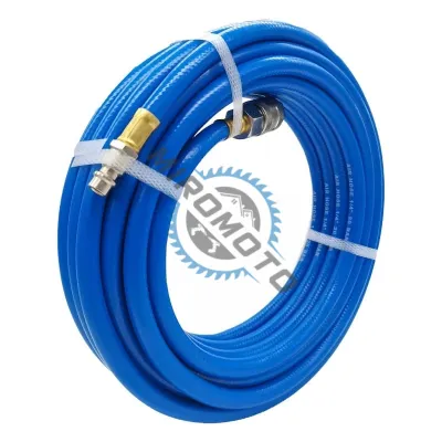 Furtun compresor aer comprimat, lungime 20 metri, diametru 10x14 mm, 20 bari, cu cuple rapide Furtun compresor aer comprimat, lungime 20 metri, diametru 10x14 mm, 20 bari, cu cuple rapide