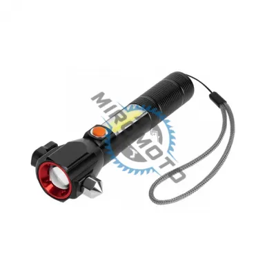 Lanterna reincarcabila, LED, 4 moduri iluminare, 285lm, Type C, magnet, ciocan, cutter