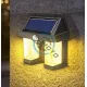 Lampa solara de perete cu senzor de miscare, 18W, 2 becuri Led, IP65, Acumulator 3.7v