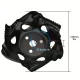 Disc motocoasa pentru prasit si distrugere buruieni, 235 mm Disc motocoasa pentru prasit si distrugere buruieni, 235 mm