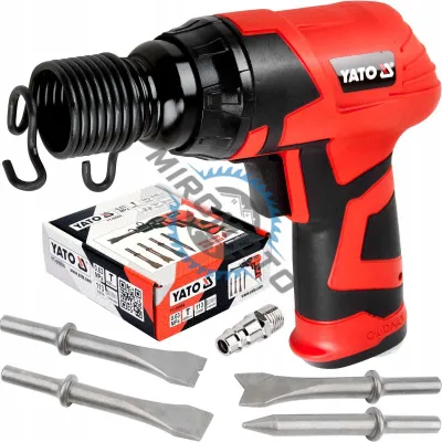 Ciocan pneumatic, Yato YT-09904, 6.3 bar, cu 4 dalti Ciocan pneumatic, Yato YT-09904, 6.3 bar, cu 4 dalti