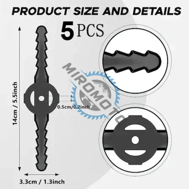 Set de 5 discuri din plastic pentru trimmer electric Set de 5 discuri din plastic pentru trimmer electric