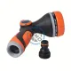 Set pistol pentru stropit, cu 8 functii, reglabil, 5 piese, ergonomic, pentru udat/stropit, plastic, Negru/Portocaliu Set pistol pentru stropit, cu 8 functii, reglabil, 5 piese, ergonomic, pentru udat/stropit, plastic, Negru/Portocaliu
