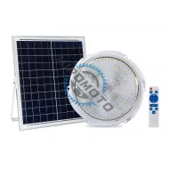 Aplica plafoniera cu panou solar, 60W, lumina alb rece + alb cald combinat, ip44, telecomanda