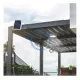 Aplica plafoniera cu panou solar, 60W, lumina alb rece + alb cald combinat, ip44, telecomanda