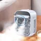 Ventilator portabil, ac cooler, 3 trepte viteza, 7.5W, umidificare, rezervor 180ml Ventilator portabil, ac cooler, 3 trepte viteza, 7.5W, umidificare, rezervor 180ml