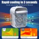 Ventilator portabil, ac cooler, 3 trepte viteza, 7.5W, umidificare, rezervor 180ml Ventilator portabil, ac cooler, 3 trepte viteza, 7.5W, umidificare, rezervor 180ml