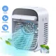 Ventilator portabil, ac cooler, 3 trepte viteza, 7.5W, umidificare, rezervor 180ml Ventilator portabil, ac cooler, 3 trepte viteza, 7.5W, umidificare, rezervor 180ml