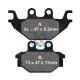 Set placute frana CAN-AM 250 - Kymco KXR - Maxxer - MXU 250-500 - TGB Blade - Yamaha YZF-R 125 (08-13) Set placute frana CAN-AM 250 - Kymco KXR - Maxxer - MXU 250-500 - TGB Blade - Yamaha YZF-R 125 (08-13)