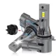 Set 2 becuri auto, LED H11 cu ventilator racire, 180W, PLUG & PLAY,6000K, 20000lm, 12V, IP68, lumina alba Set 2 becuri auto, LED H11 cu ventilator racire, 180W, PLUG & PLAY,6000K, 20000lm, 12V, IP68, lumina alba