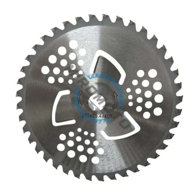 Disc circular motocoasa cu 40 dinti vidia 255x25.4 mm (cu aripioare) Disc circular motocoasa cu 40 dinti vidia 255x25.4 mm (cu aripioare)
