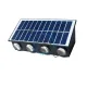 Lampa solara de perete, lumina rgb, 5 moduri de lumina, 8 led-uri, 2,2w, 1500mah, ip65