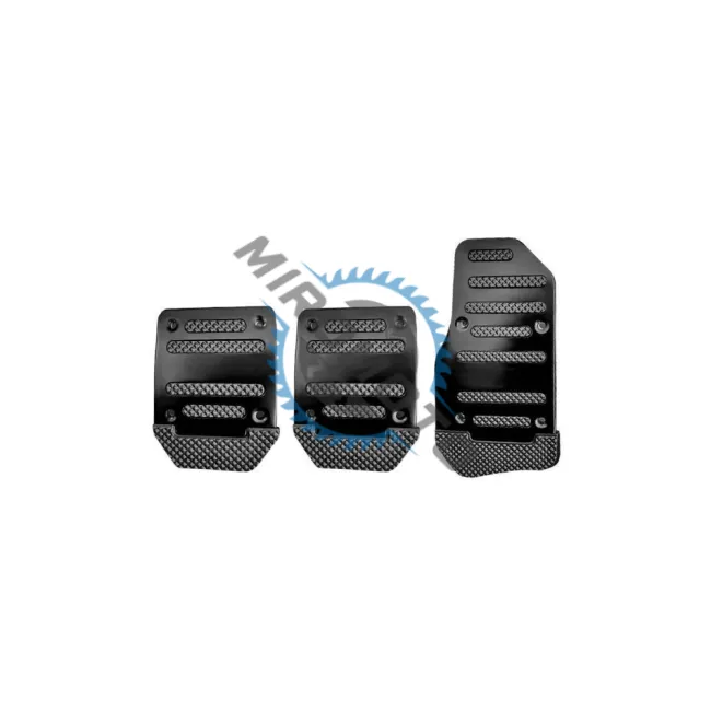 Set ornament pedale pentru autoturisme cu transmisie manuala, premium, negru Set ornament pedale pentru autoturisme cu transmisie manuala, premium, negru