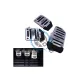 Set ornament pedale pentru autoturisme cu transmisie manuala, gri-negru, sport Set ornament pedale pentru autoturisme cu transmisie manuala, gri-negru, sport