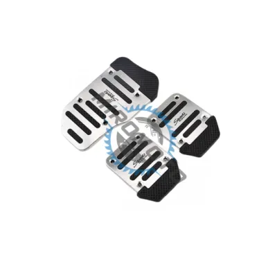 Set ornament pedale pentru autoturisme cu transmisie manuala, gri-negru, sport