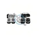 Set ornament pedale pentru autoturisme cu transmisie manuala, gri-negru, sport Set ornament pedale pentru autoturisme cu transmisie manuala, gri-negru, sport