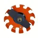 Disc motocoasa pentru plivit, material din otel, portocaliu Disc motocoasa pentru plivit, material din otel, portocaliu