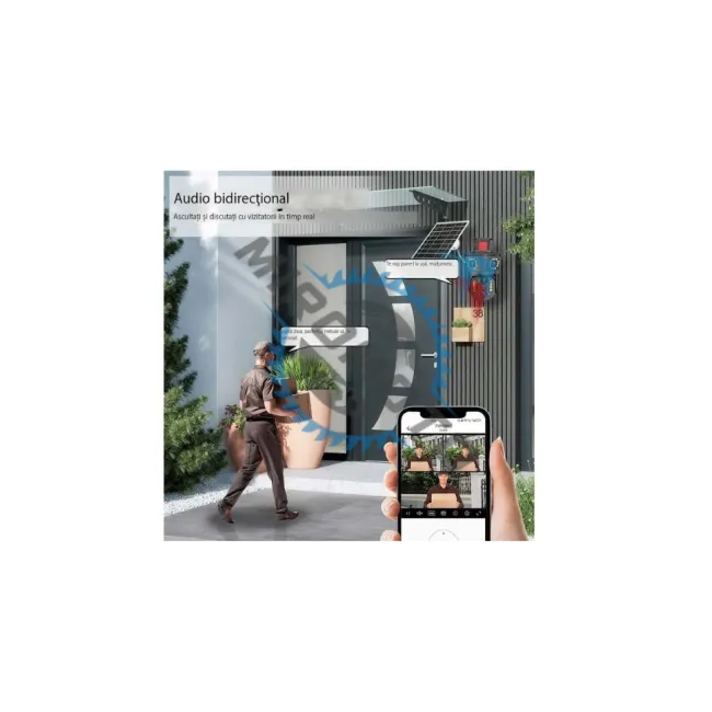 Camera de supraveghere, conexiune 4G sim slot, cu panou solar, 4 camere, zoom optic 10X, detecție umană PIR, LED-uri IR și alarmă, rotație 355°/90°, rezistență la apă IP66, control prin aplicație Camera de supraveghere, conexiune 4G sim slot, cu panou solar, 4 camere, zoom optic 10X, detecție umană PIR, LED-uri IR și alarmă, rotație 355°/90°, rezistență la apă IP66, control prin aplicație