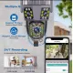 Camera de supraveghere 3 lentile, 3 obiective, 12 MP, conexiune WIFI 2.4GHz, rotire 360 grade PTZ cu senzor de miscare, alarma, detectie umana si aplicatie IPC360 Home Camera de supraveghere 3 lentile, 3 obiective, 12 MP, conexiune WIFI 2.4GHz, rotire 360 grade PTZ cu senzor de miscare, alarma, detectie umana si aplicatie IPC360 Home