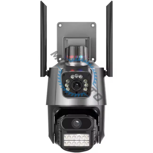 Camera de supraveghere lentila dubla 6 MP, P2P conexiune WIFI 2.4G, rotire 360 grade PTZ cu senzor de miscare, alarma, detectie umana si aplicatie iCSee Camera de supraveghere lentila dubla 6 MP, P2P conexiune WIFI 2.4G, rotire 360 grade PTZ cu senzor de miscare, alarma, detectie umana si aplicatie iCSee