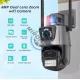 Camera de supraveghere lentila dubla 6 MP, P2P conexiune WIFI 2.4G, rotire 360 grade PTZ cu senzor de miscare, alarma, detectie umana si aplicatie iCSee Camera de supraveghere lentila dubla 6 MP, P2P conexiune WIFI 2.4G, rotire 360 grade PTZ cu senzor de miscare, alarma, detectie umana si aplicatie iCSee