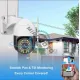 Camera de supraveghere smart P2P conexiune 4G sim slot & cablu RJ45, 3MP, senzor miscare, detectie umana, night vision, PTZ rotativa 355 grade Camera de supraveghere smart P2P conexiune 4G sim slot & cablu RJ45, 3MP, senzor miscare, detectie umana, night vision, PTZ rotativa 355 grade