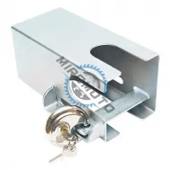 Antifurt metalic inoxidabil cu doua chei, 110x110x217mm pentru cupla remorcare