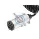 Cablu spiral 2.6m cu 2 stechere mama din metal, 7 pini pentru priza auto remorca