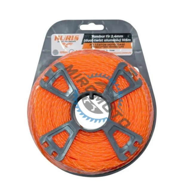 Tambur fir 2.4mm {Dual-Twist aluminiu} 105m