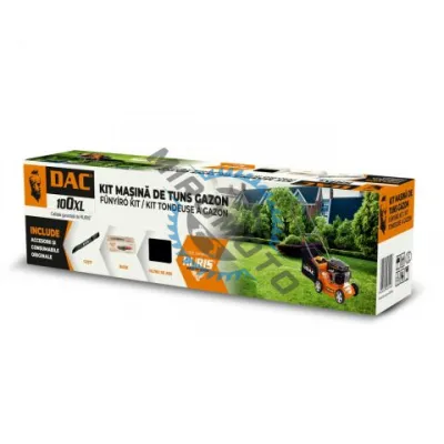 Kit masina de tuns gazon DAC 100xl {cutit, filtru aer, bujie, kit surub}