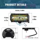 Proiector LED auto OFF-ROAD 40 leduri, 16.4 cm, 168W, 6000K, 12-24V, ip67, carcasa aluminiu Proiector LED auto OFF-ROAD 40 leduri, 16.4 cm, 168W, 6000K, 12-24V, ip67, carcasa aluminiu