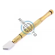 Diamant cu ulei, pentru taiat sticla, 178 mm, corp de fier, Bebona PMT90007