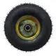 Roata Liza carucior janta metal cu rulment 3.50-4 - 2PR, ax 20mm, janta aurie Roata Liza carucior janta metal cu rulment 3.50-4 - 2PR, ax 20mm, janta aurie