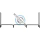 Suport pentru lemne de foc 300 X 25 X 115CM, vorel Suport pentru lemne de foc 300 X 25 X 115CM, vorel