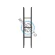 Suport pentru lemne de foc 40 X 25 X 100 CM, vorel Suport pentru lemne de foc 40 X 25 X 100 CM, vorel